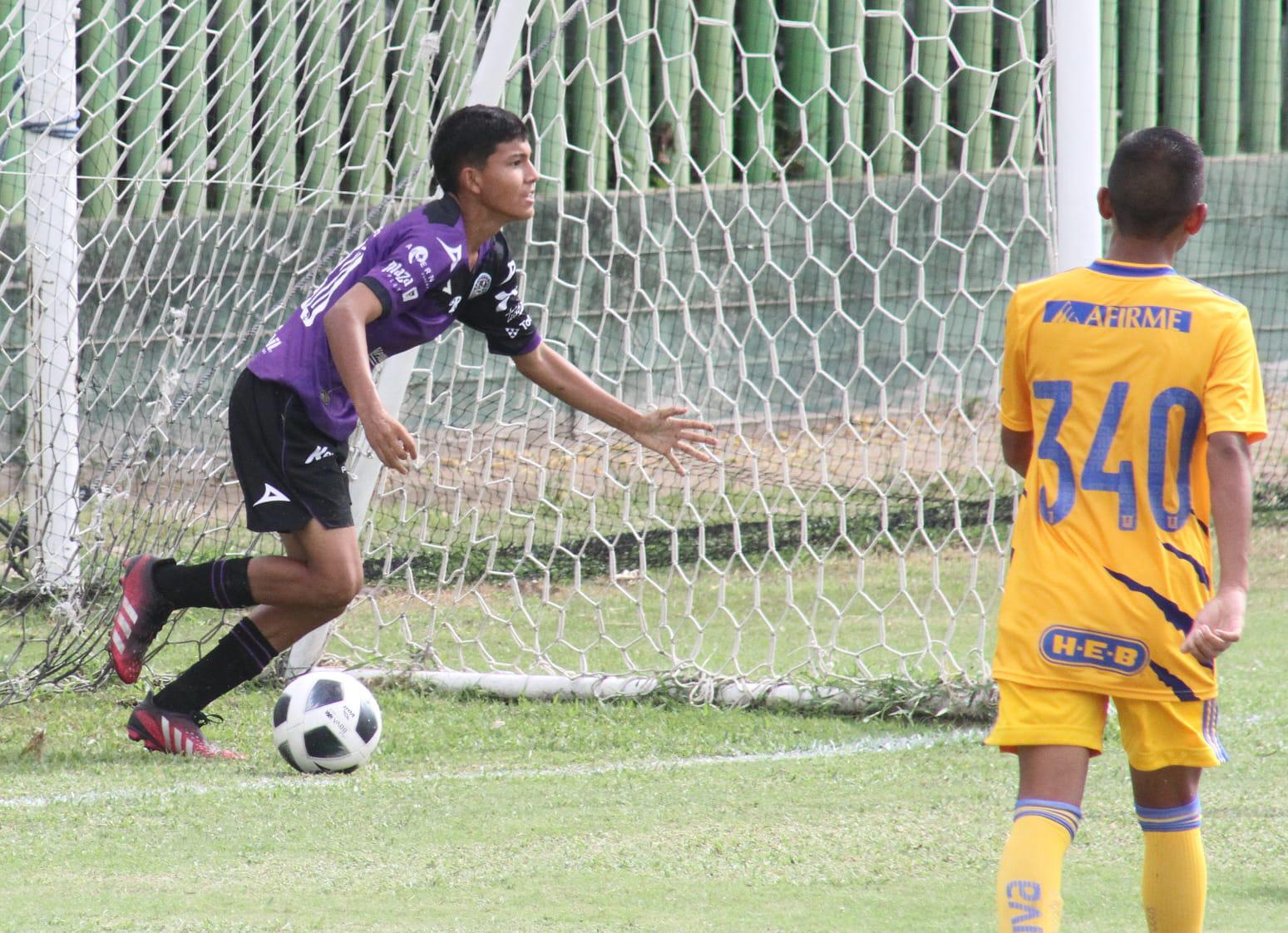 $!Mazatlán FC y Tigres se reparten puntos en las categorías Sub 14 y Sub 16
