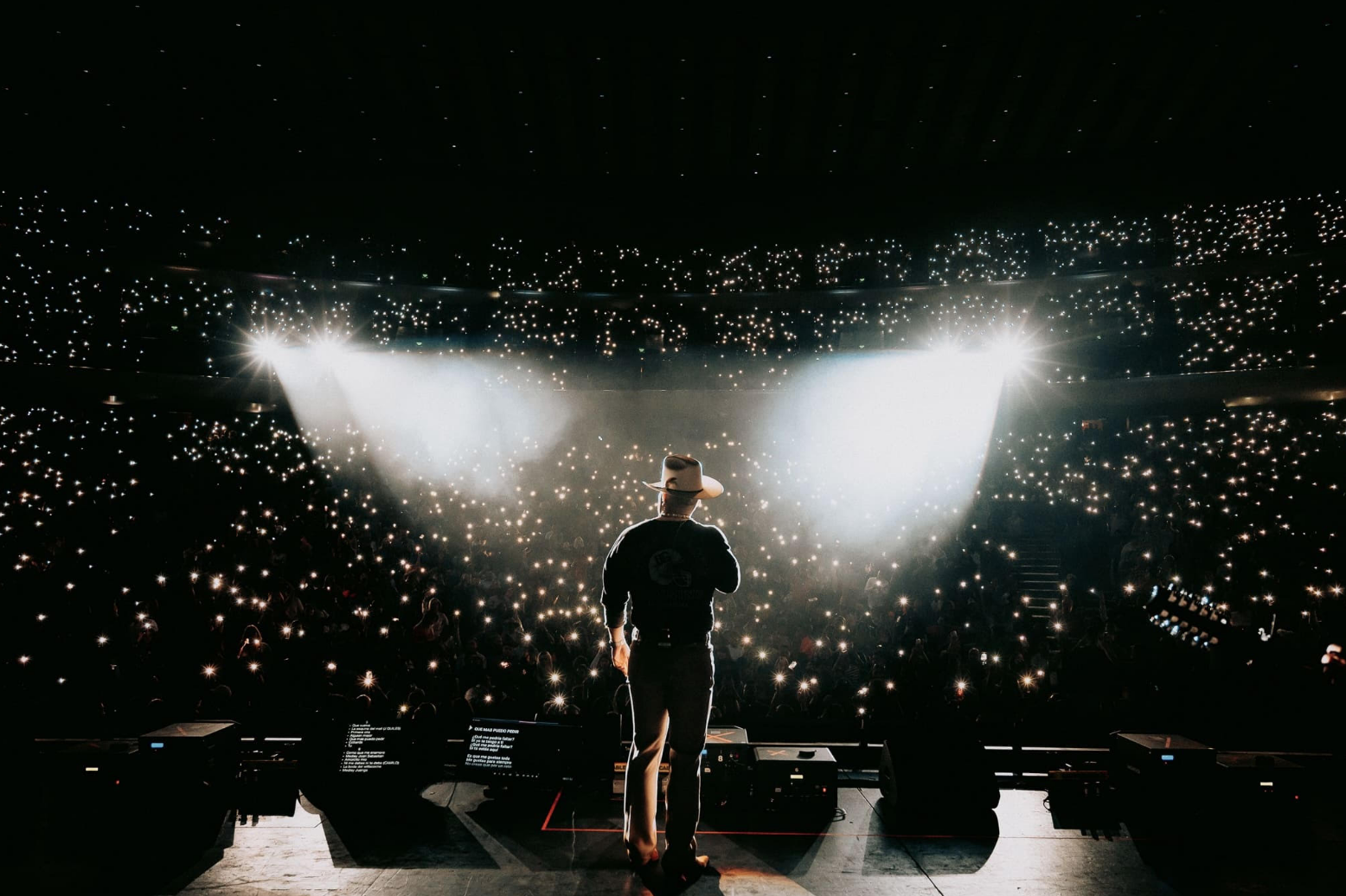 $!El sonorense logró abarrotar el recinto.