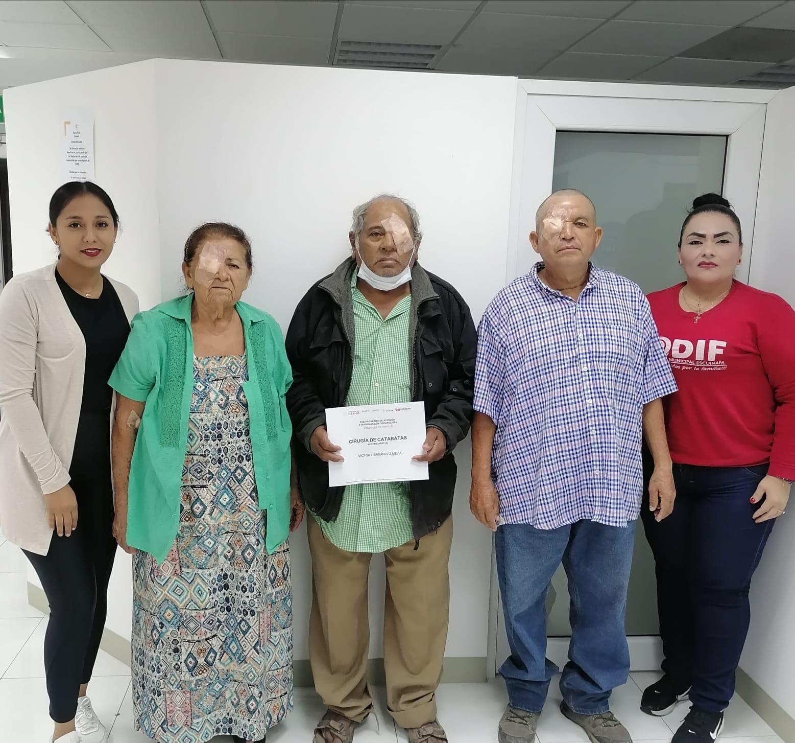 $!Realiza DIF Escuinapa cirugías de cataratas a adultos mayores