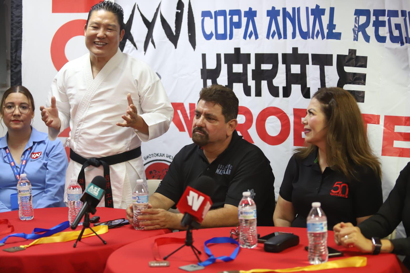 $!Destapan edición 26 de la Copa Anual Regional de Karate Noroeste