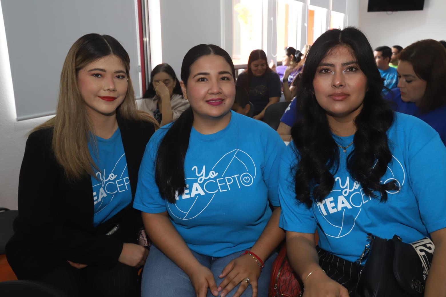 $!Ashiey Kim Hernández, Zuleika Díaz y Mariela Bretado Zamora, de la Asociación Unicornio.