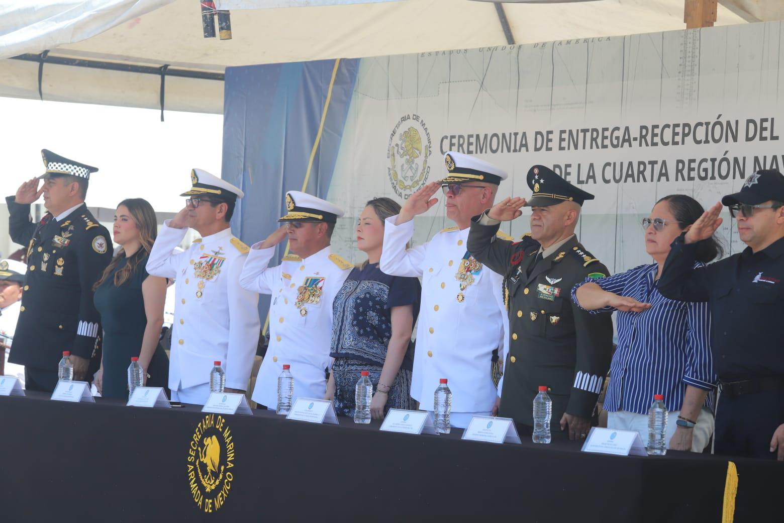 $!Asume Vicealmirante Santillán Murillo Comandancia de la Cuarta Región Naval, con sede en Mazatlán