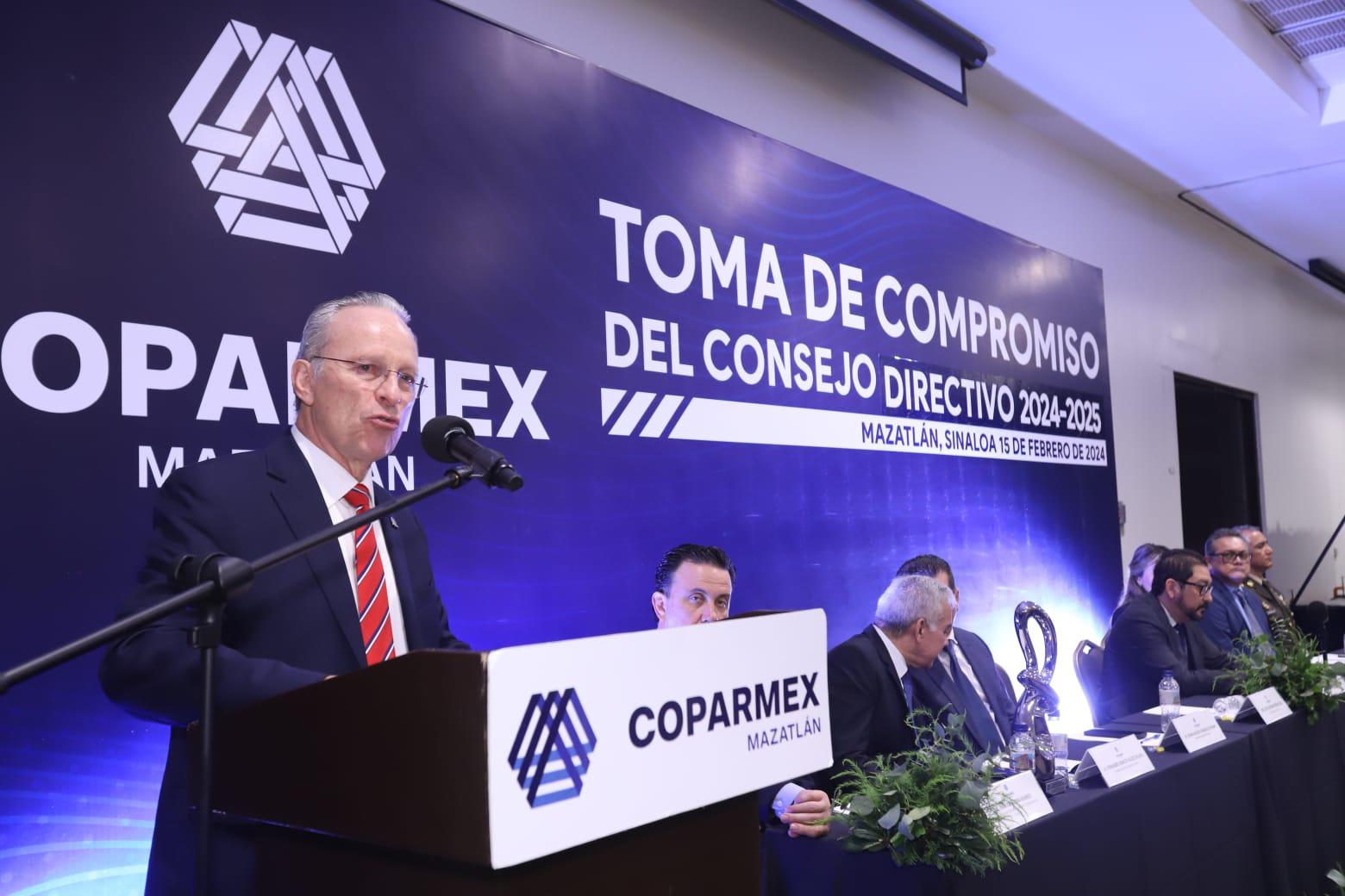 $!Asume nueva dirigencia de Coparmex Mazatlán y sur de Sinaloa