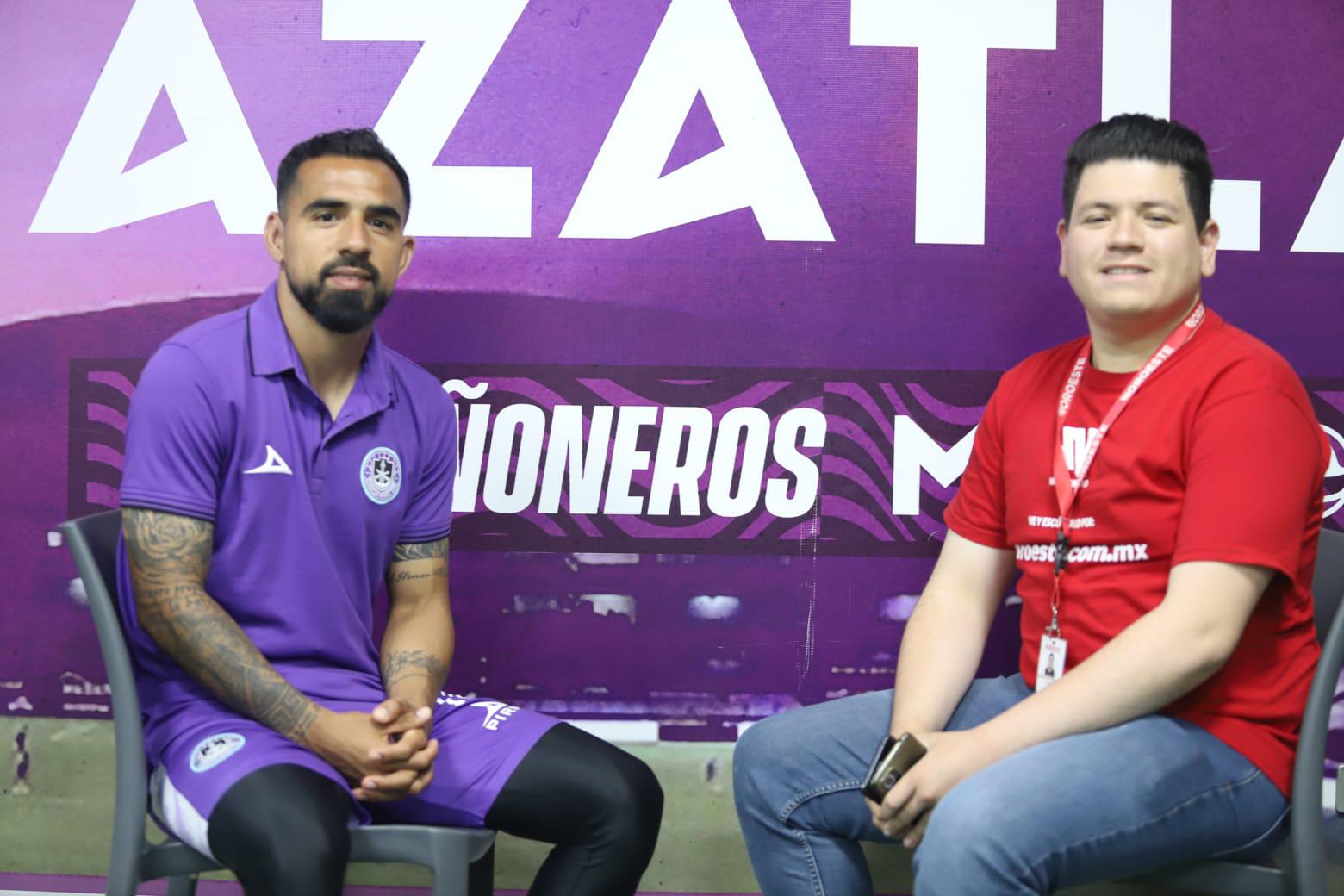 $!Alonso Escoboza confía en trascender en el torneo y en el proyecto de Mazatlán FC