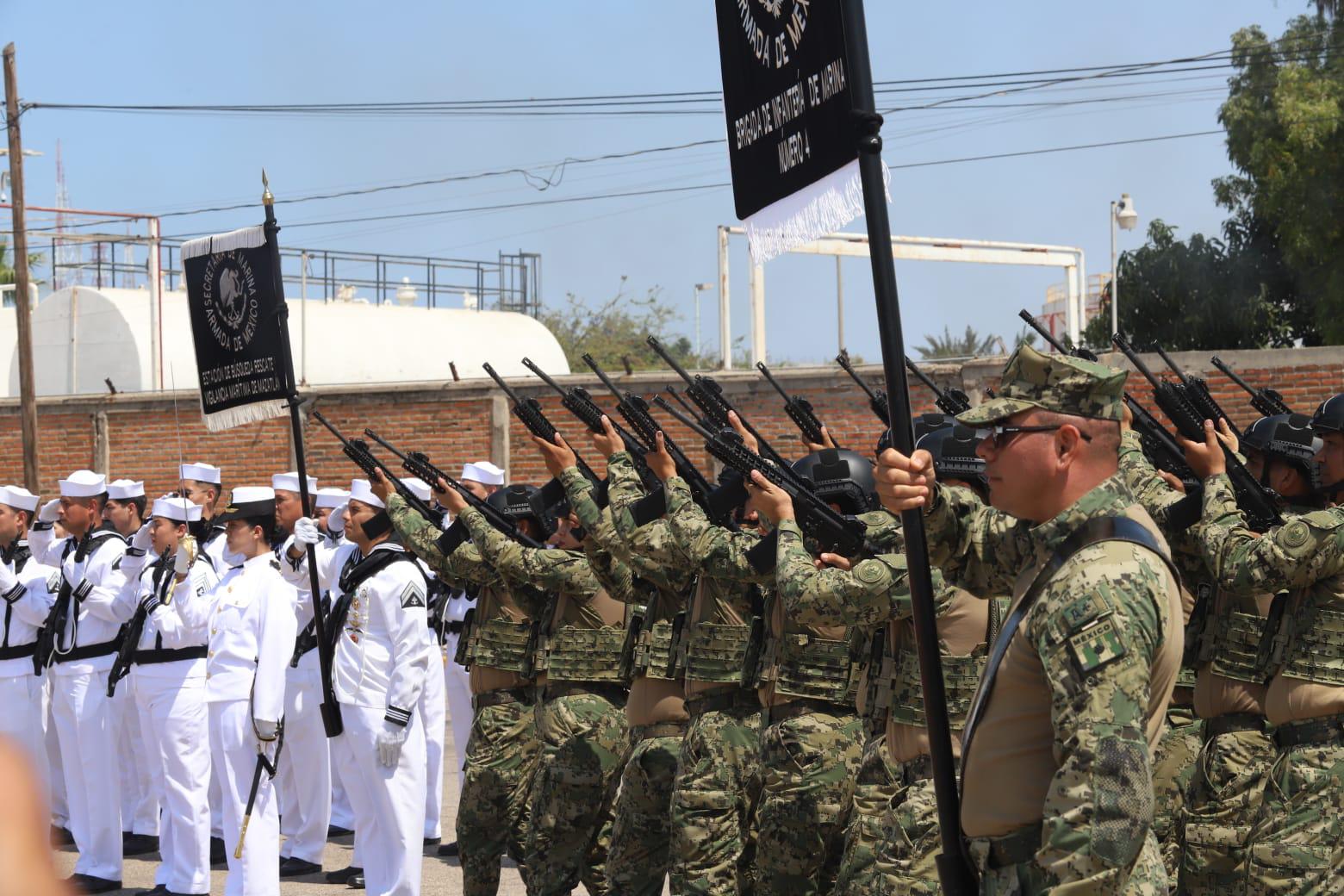 $!Conmemoran en Mazatlán el 112 aniversario de la Gesta Heroica del Puerto de Veracruz