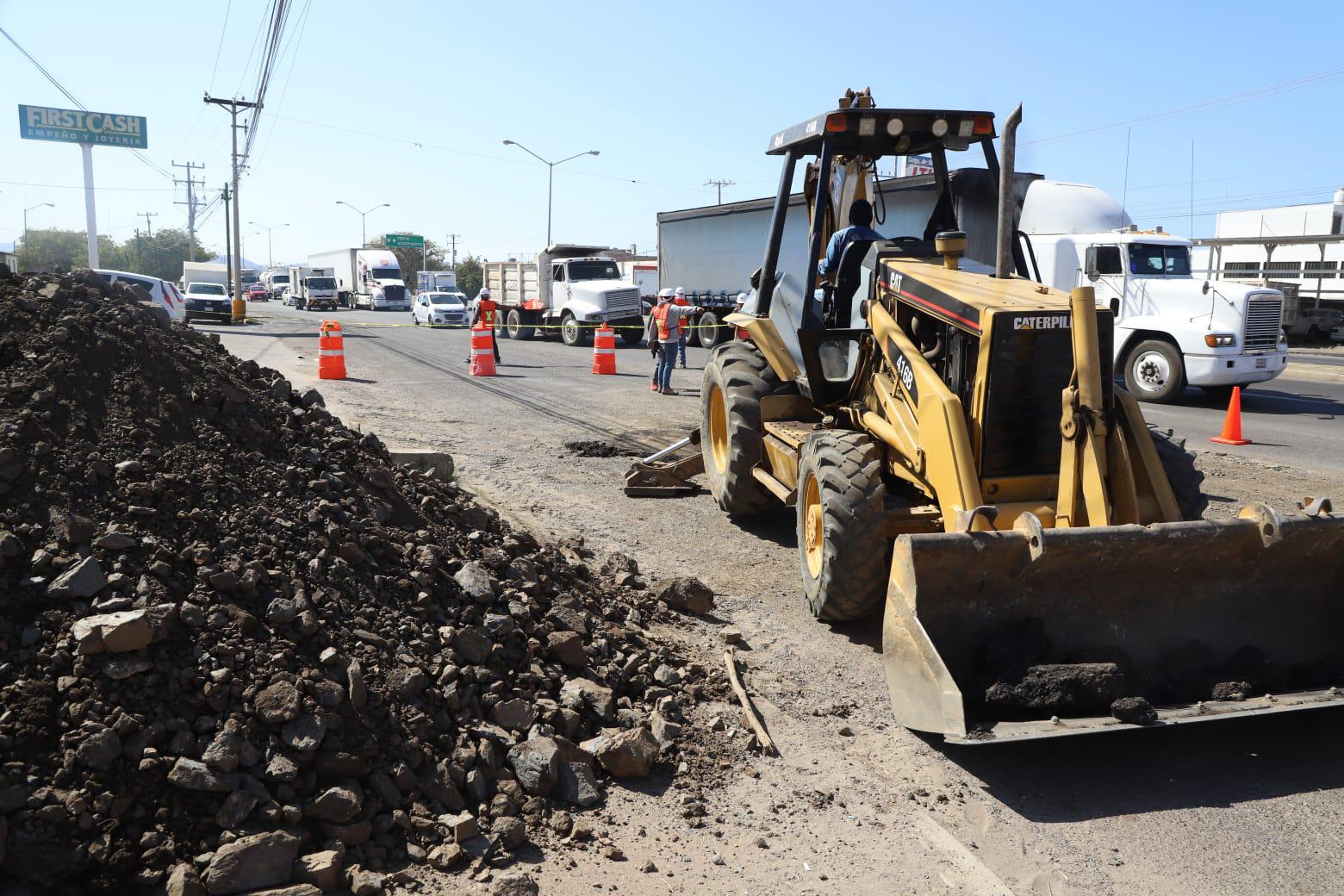 $!Obras de construcción de puente en Libramiento Colosio y Avenida Múnich ya están en marcha