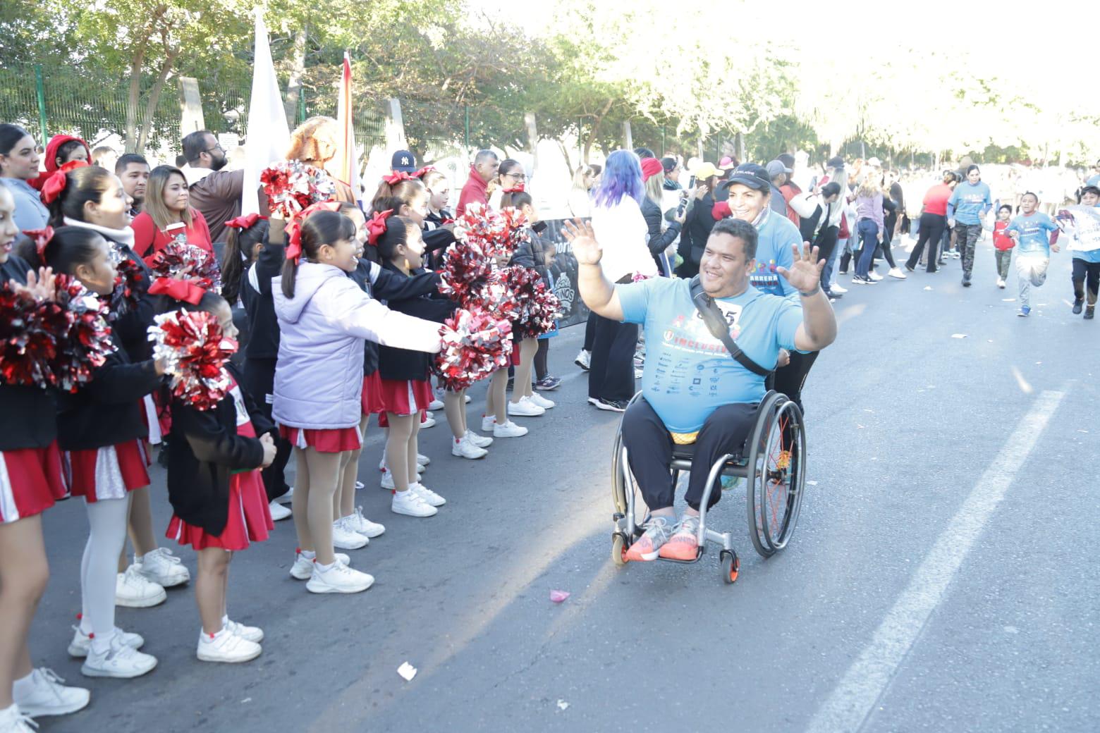 $!Más de mil personas muestran su solidaridad en la cuarta Carrera Inclusiva del ICO