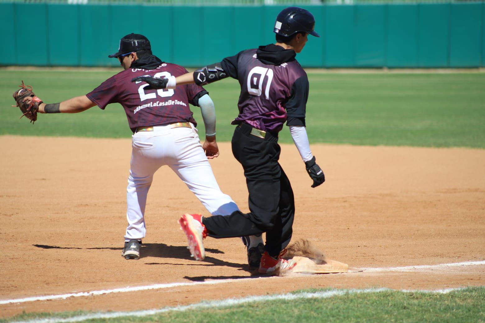 $!Ahome se mantiene en la pelea por el oro en beisbol Junior de la Olimpiada Conade 2026