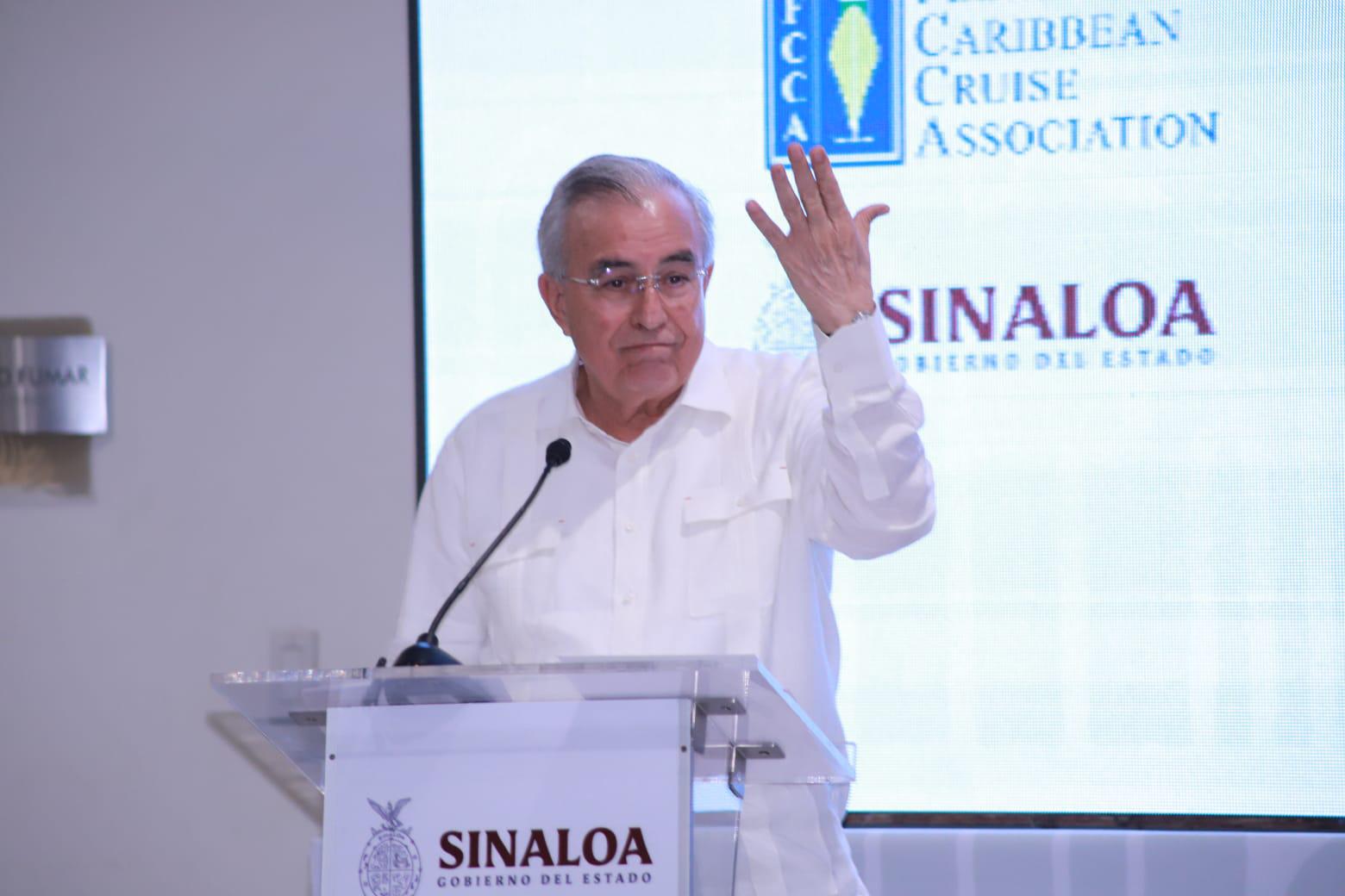 $!Garantiza Rocha Moya seguridad al turismo naviero