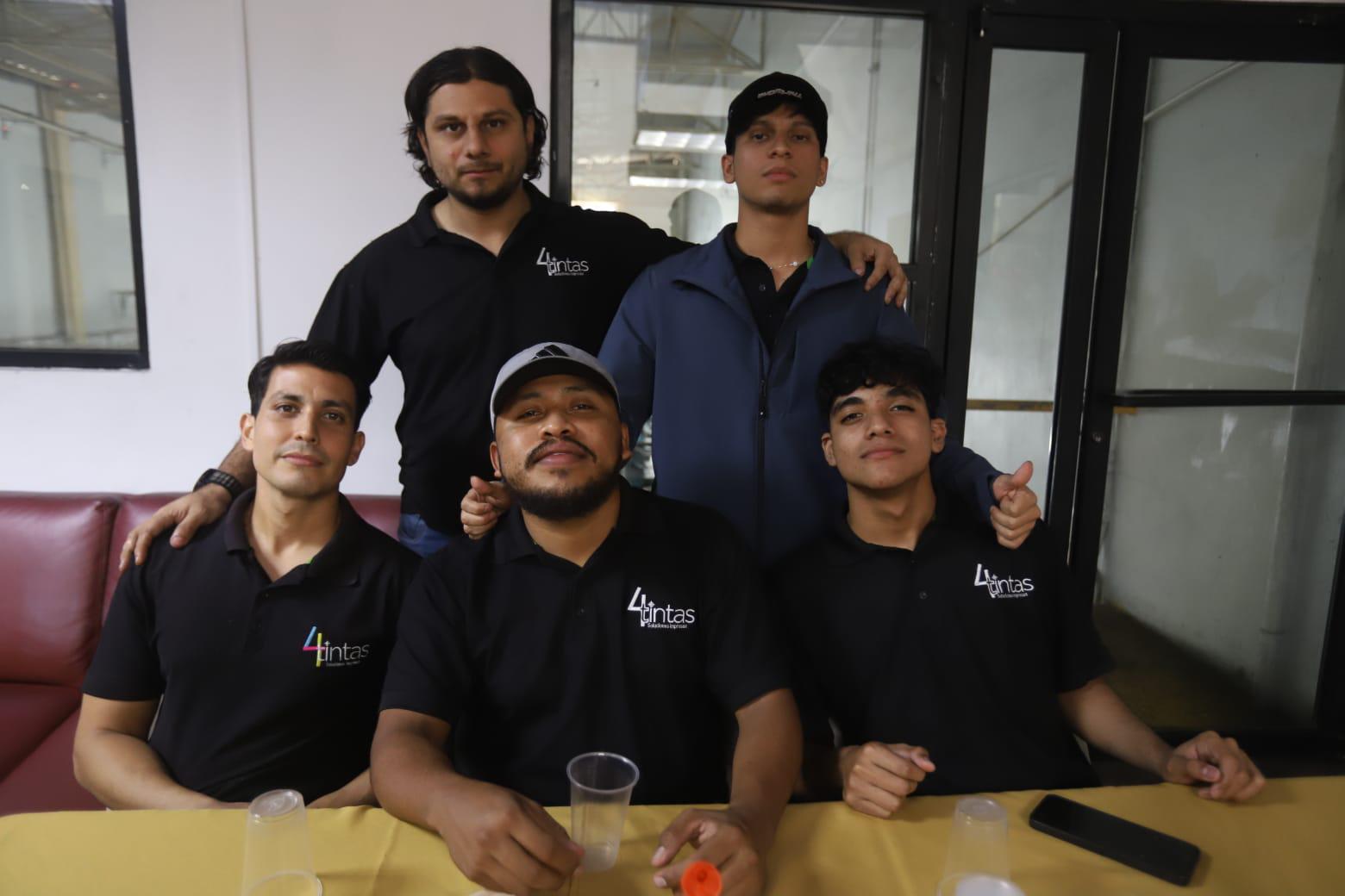$!Joaquín Ramírez, Julio Moreno, Adán Valdovines Peraza, Eduardo López y Jorge Chico Ceja.