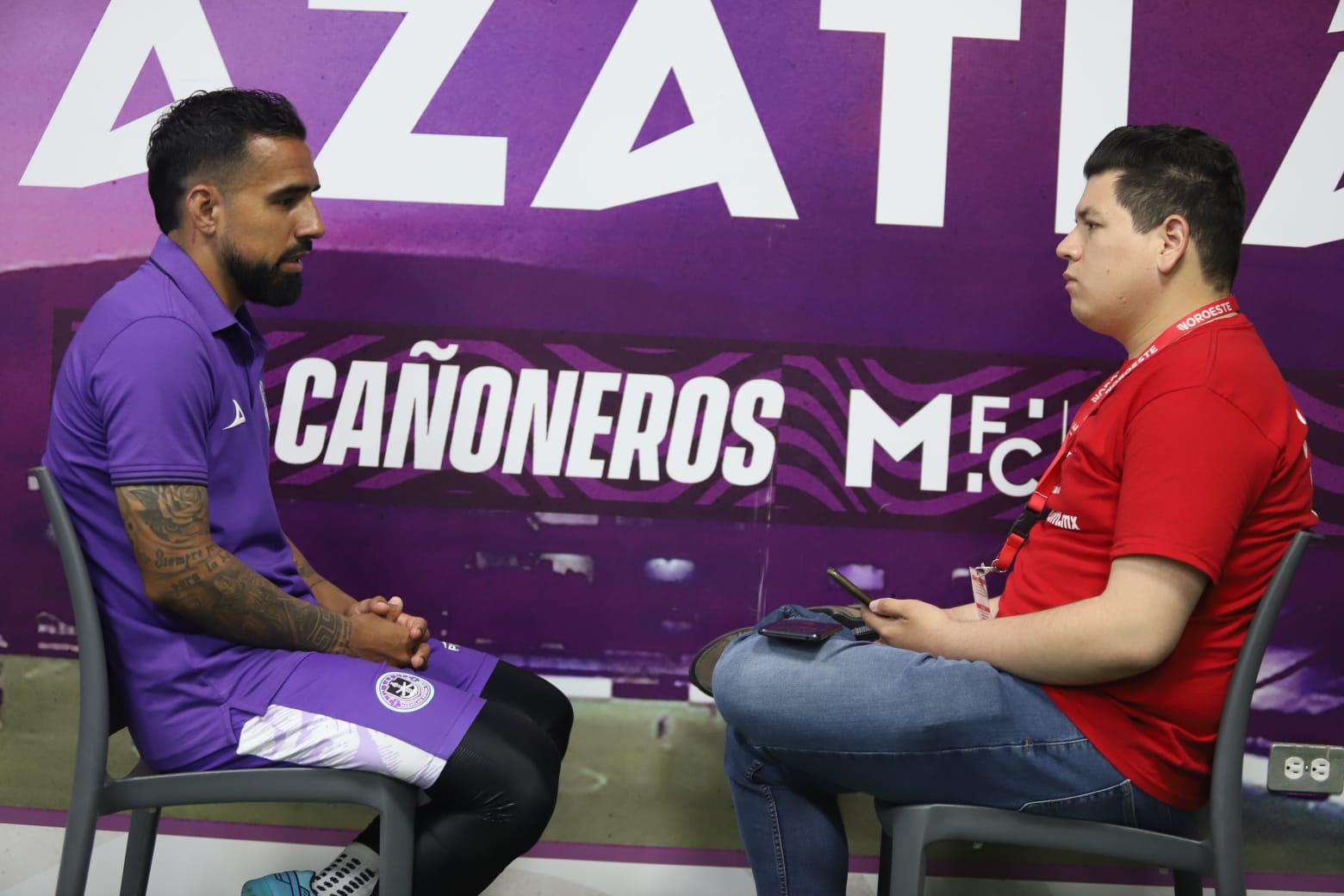 $!Alonso Escoboza confía en trascender en el torneo y en el proyecto de Mazatlán FC