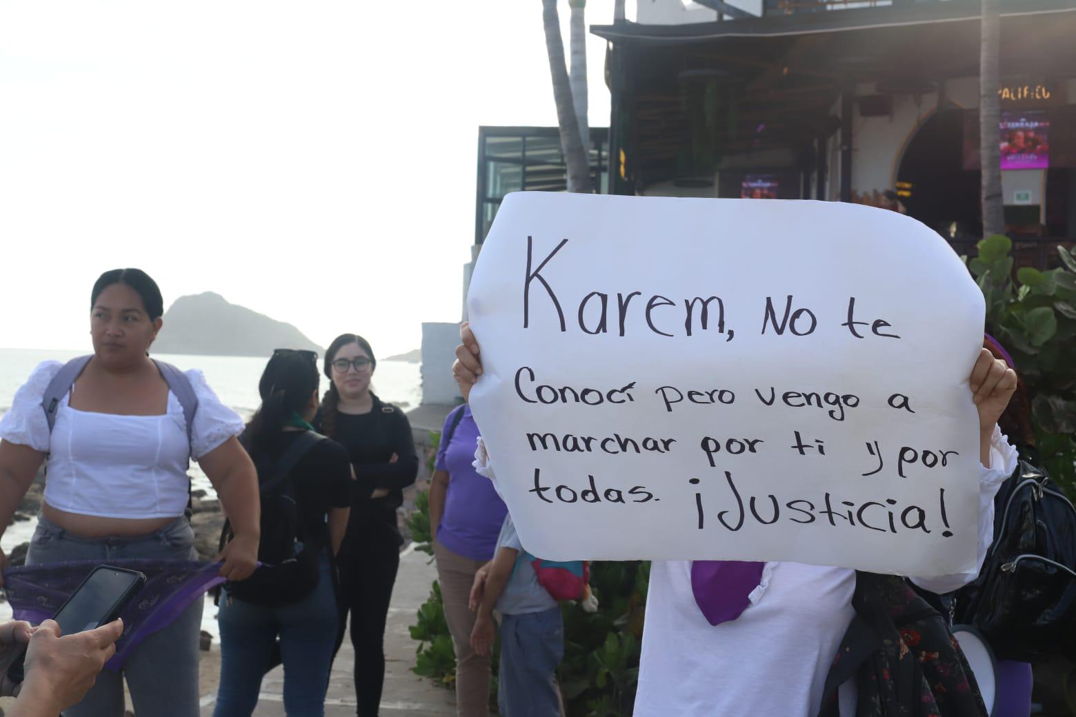 $!Piden justicia por Karem en Mazatlán; ya fue detenido el presunto feminicida