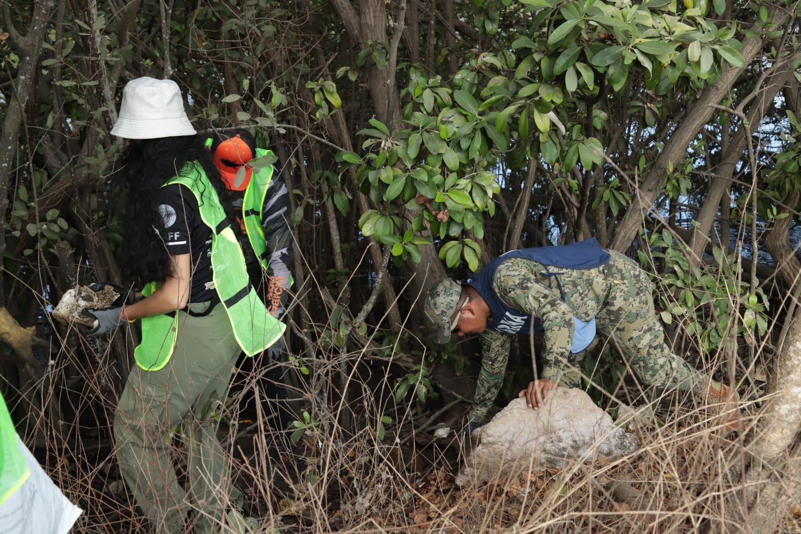 $!Recogen 620 kilos de basura en jornada de limpieza del Estero del Infiernillo, en Mazatlán