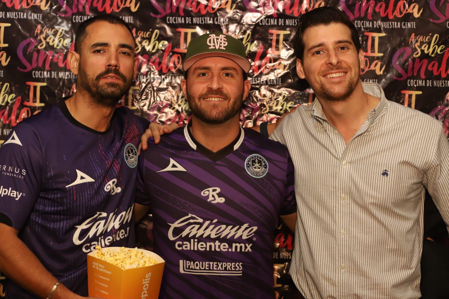 $!Brian Bañuelos, Iván Rosete y Daniel Rojo.