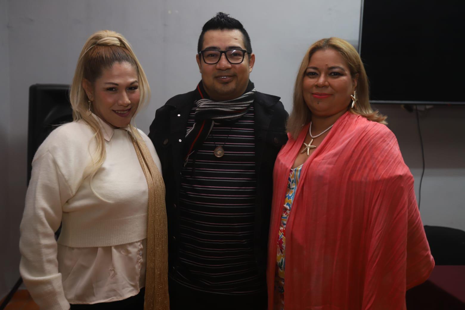 $!Sabrina Tolosa de los Santos, Franko Pineda y Patricia López.