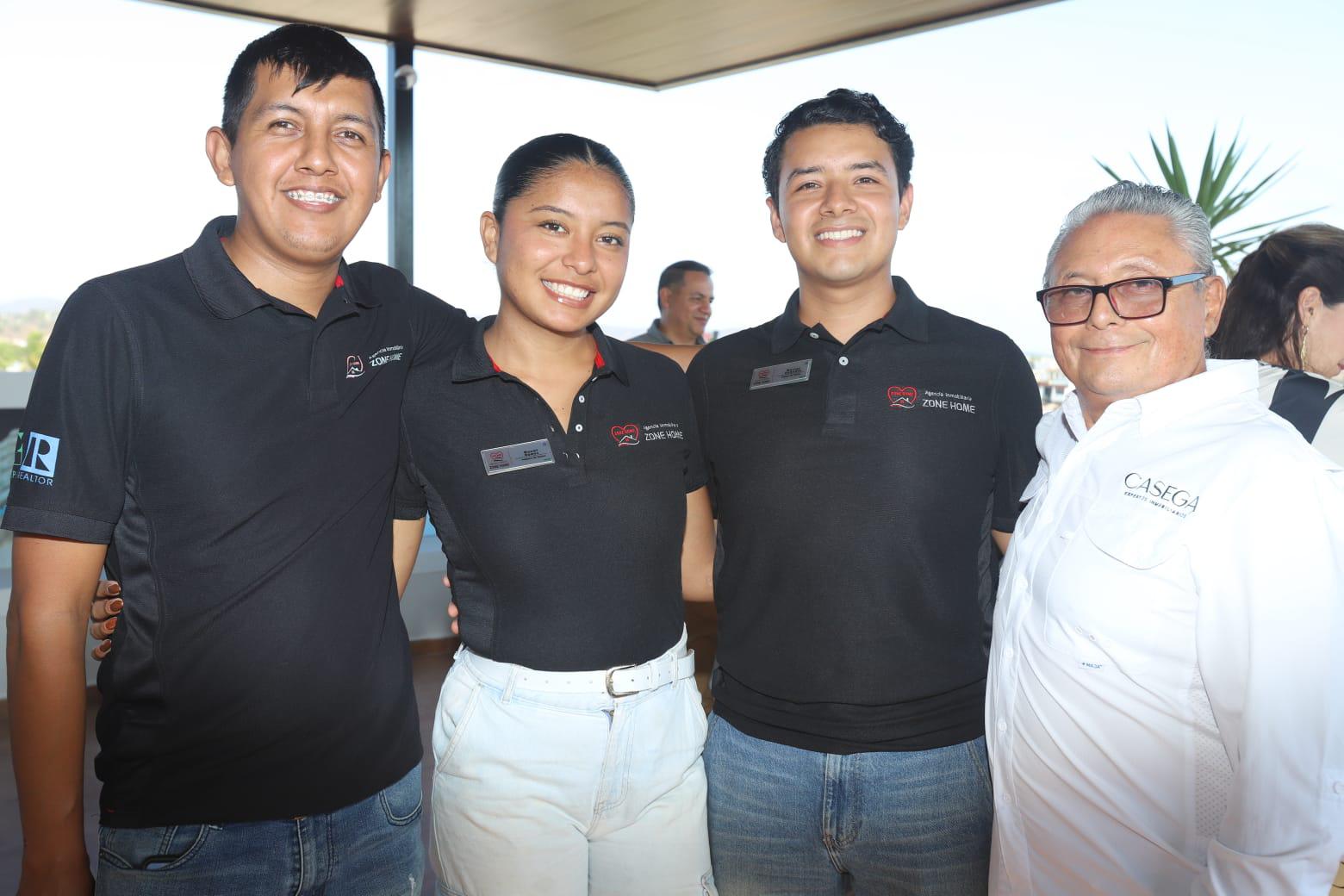 $!José Luis Mancinas Díaz, Naomí Ramos, Marcos Zamudio y Sadot Hernández.