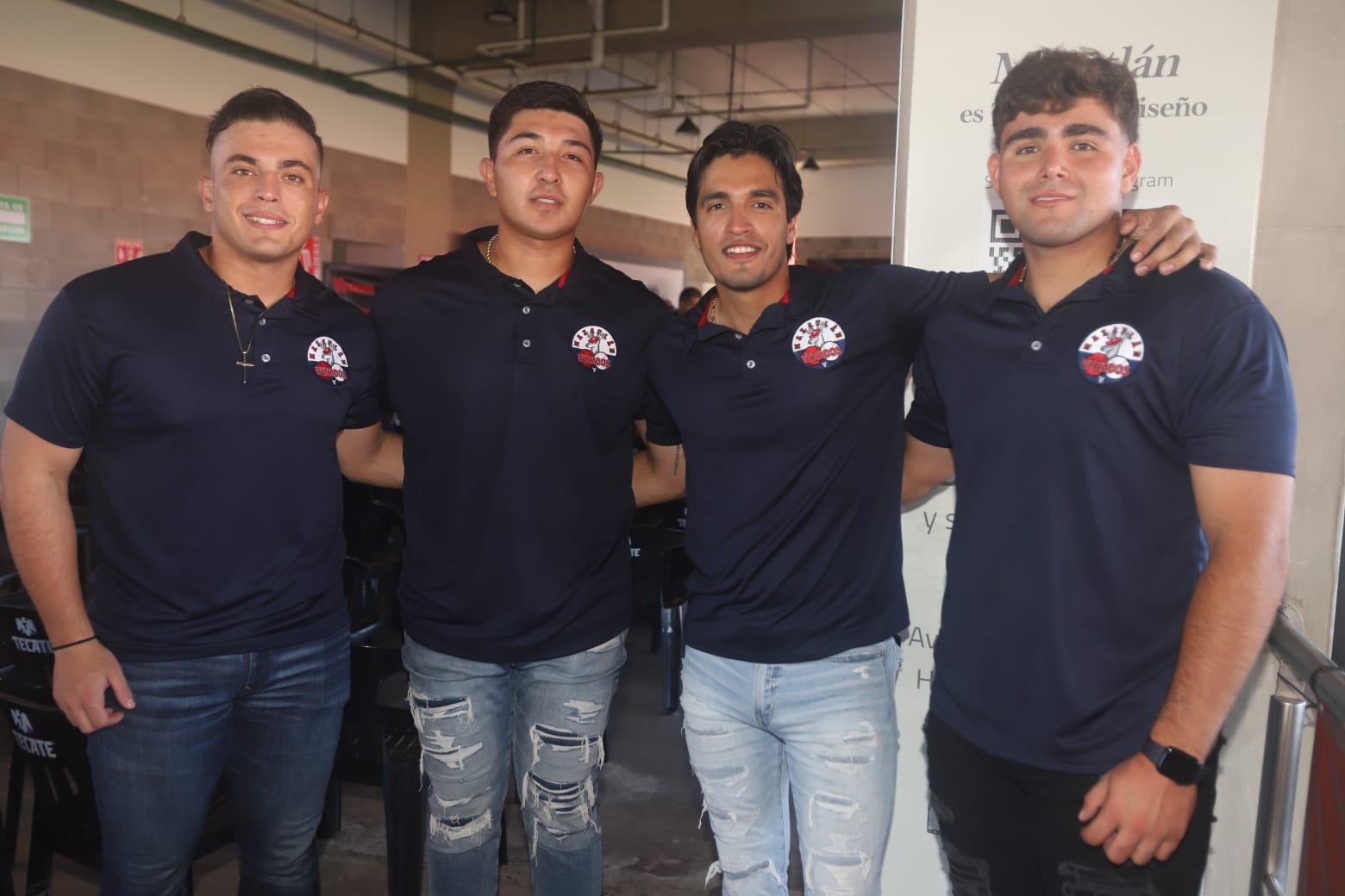 $!Alan Valdez,Jonathan Bernal, Italo Motta y Carlos Tirado.