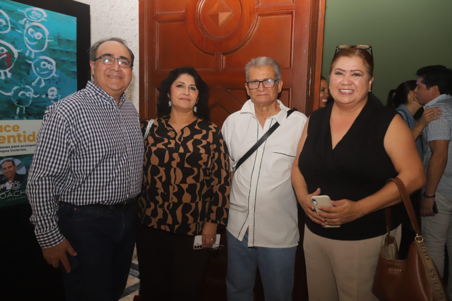 $!Víctor Rojas, Rosy de Rojas, Joaquín Echeagaray y Dalila Díaz.