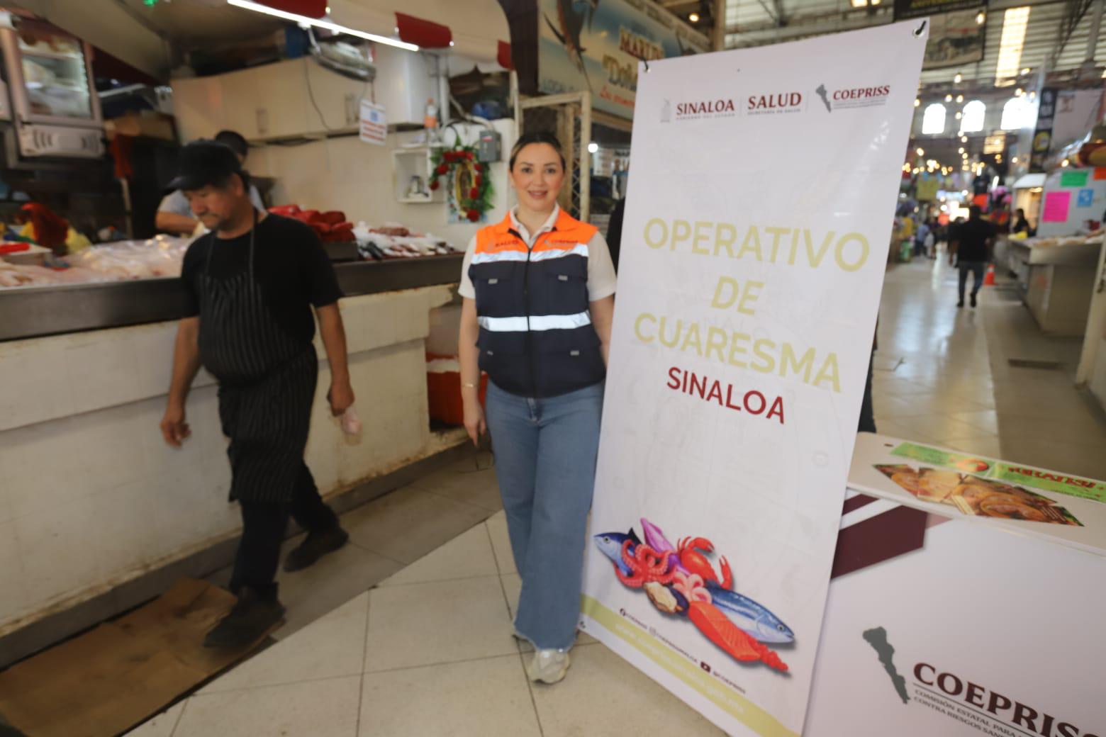 $!Verifica Coepriss que en mercados de Mazatlán vendan pescados y mariscos frescos durante Cuaresma