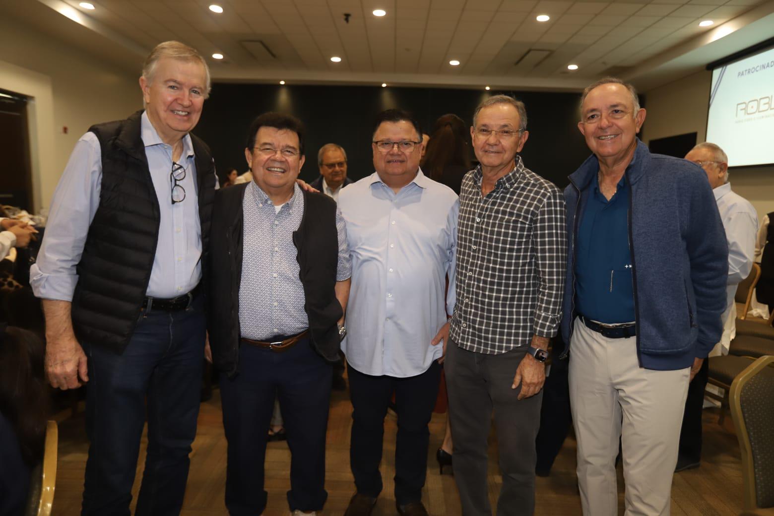 $!Rodolfo Madero, Humberto Barros, Ignacio Barros, Alfonso Pelayo y Sergio Pelayo.