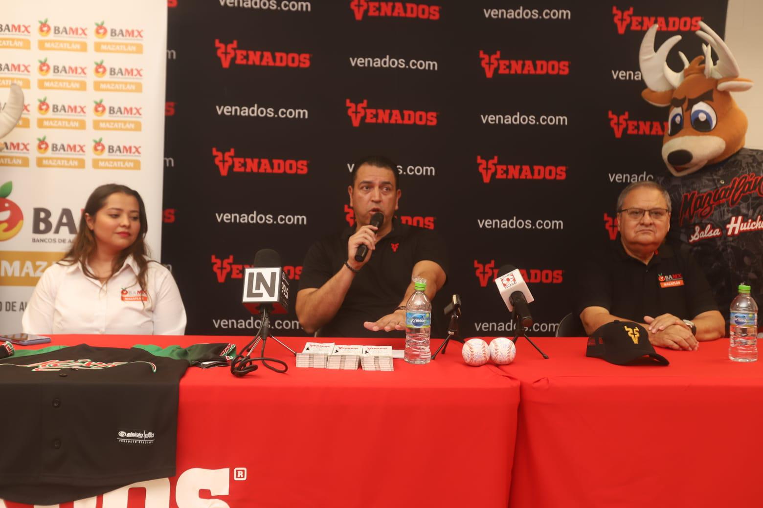 $!Venados de Mazatlán anuncia serie a beneficio del Banco de Alimentos