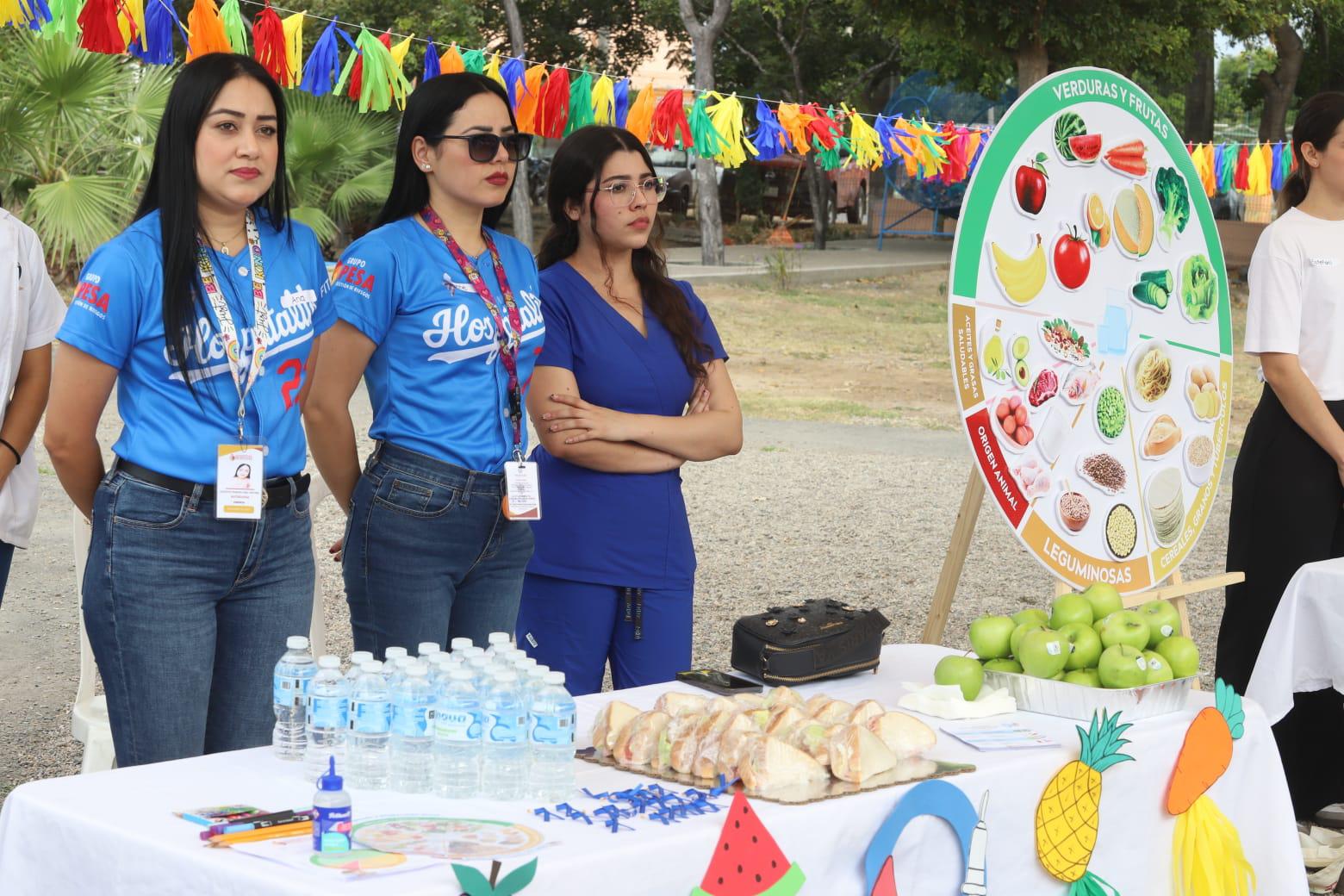 $!Realizan Muestra Gastronómica en el Parque Central como parte del Día Mundial de la Diabetes