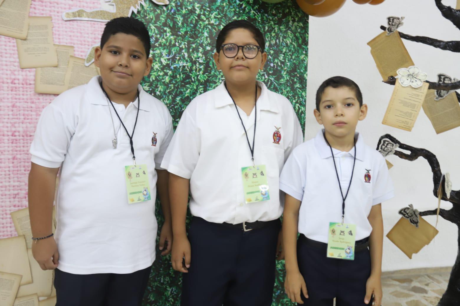 $!Santiago Emanuel Martínez Valdez, Alonso Osuna Amillano y Jorge Tirado Rodríguez.