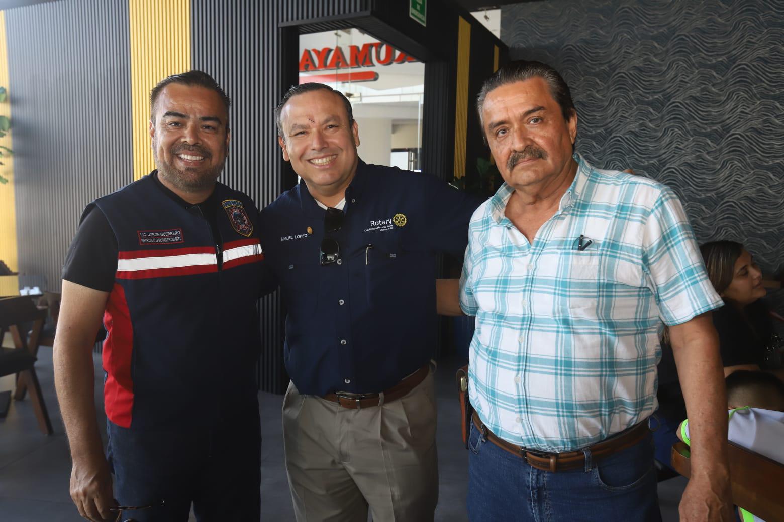 $!Jorge Guerrero, Miguel Ángel López y Héctor Gallardo.