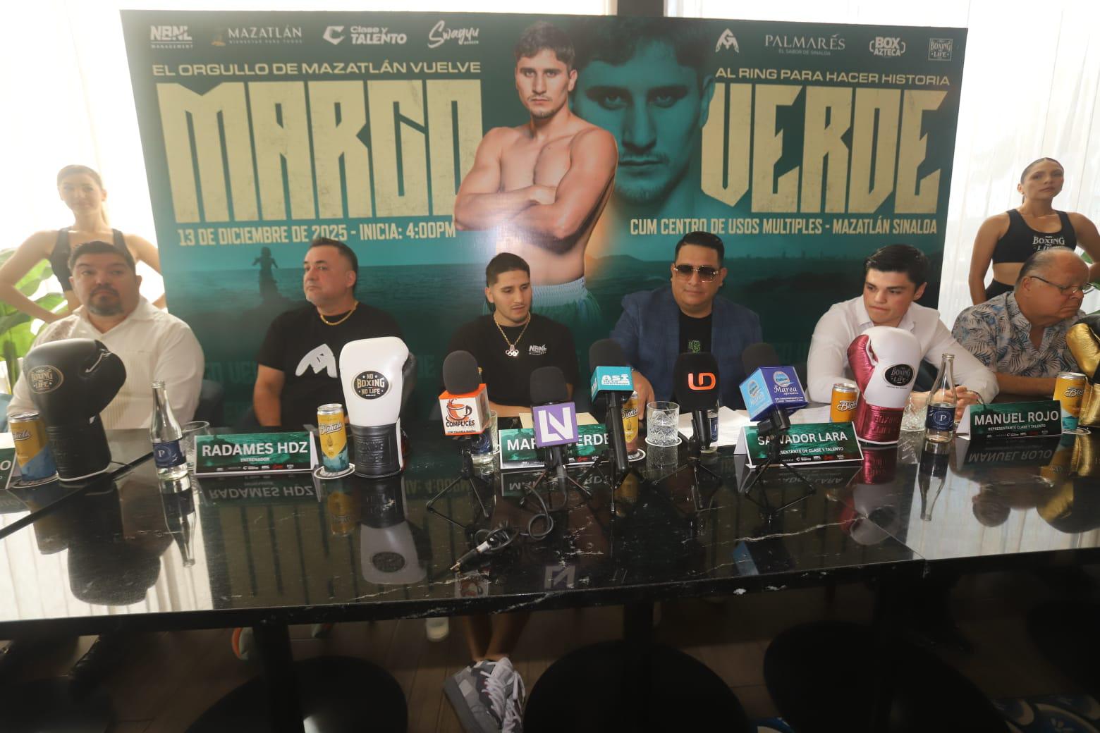 $!Se enfrentará Marco Verde a la complejidad de Raphael Igbokwe el próximo 13 de diciembre en Mazatlán