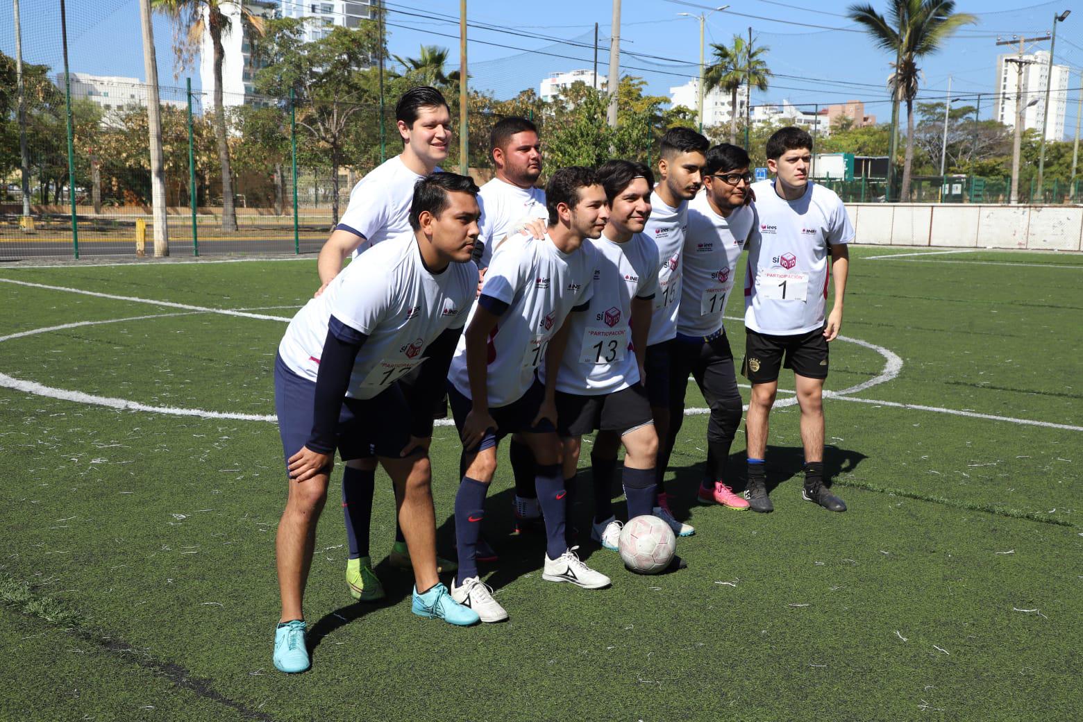 $!Realiza INE cuadrangular de futbol 7 para incentivar la participación ciudadana