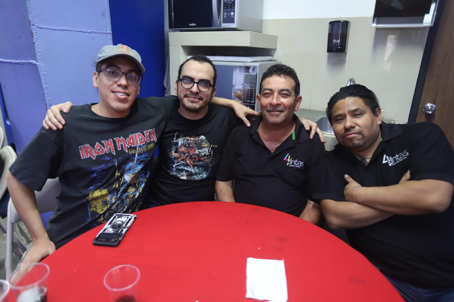 $!Alejandro y Andrés Cruz, Víctor Sosa y Salvador Maldonado.