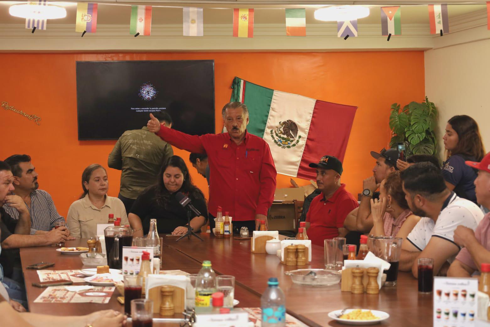 $!PT perfila a Pedro Rodríguez para la alcaldía de Elota y lo designa coordinador de afiliación