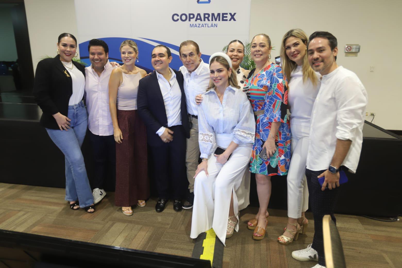 $!La charla se realizó ante los socios de Coparmex.