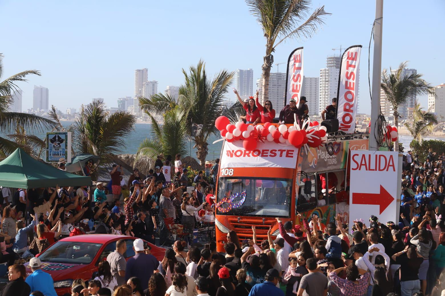 $!Tiene Noroeste gran participación en el Carnaval de Mazatlán 2025