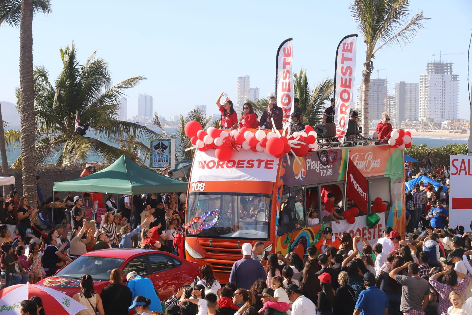 $!Tiene Noroeste gran participación en el Carnaval de Mazatlán 2025