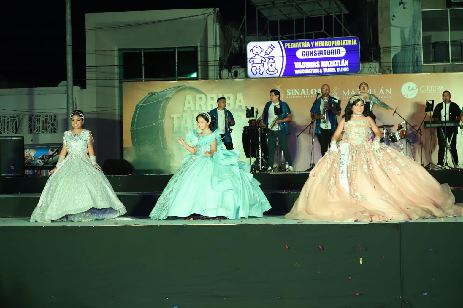 $!Toman la delantera Eileen Cruz por la corona infantil y Guillermo Orrante por el título de Rey de la Alegría del Carnaval de Mazatlán 2026