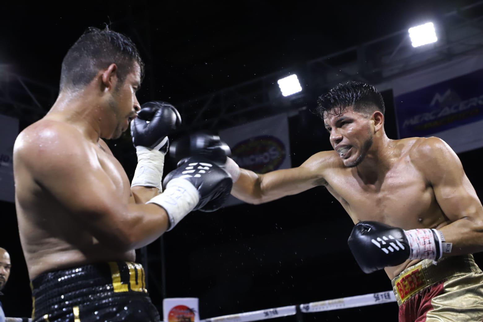 $!‘Veneno’ Aréchiga impone su sello en velada boxística Furia en el Ring