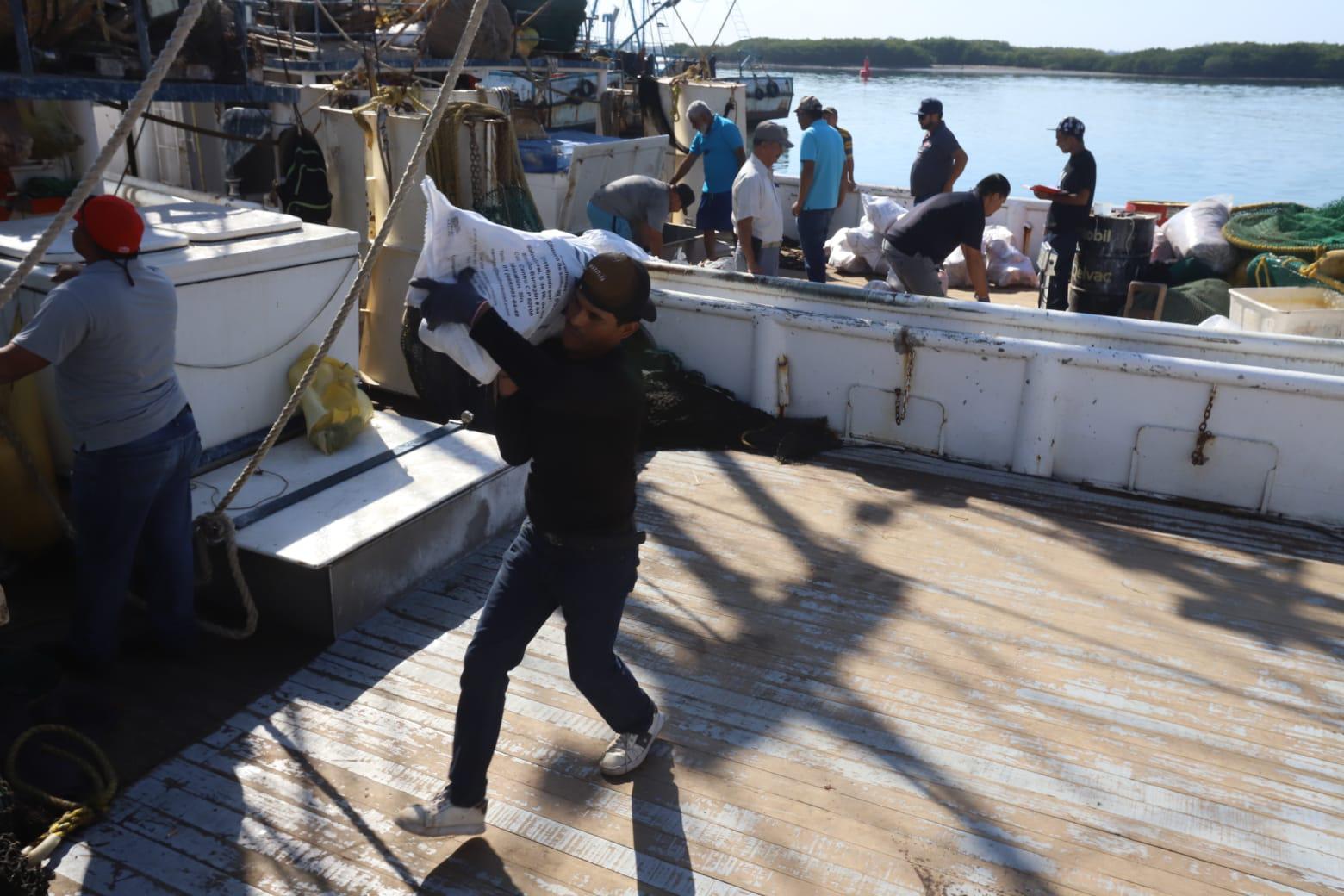 $!Buenos lances de camarón deja el último viaje de capturas, en Mazatlán