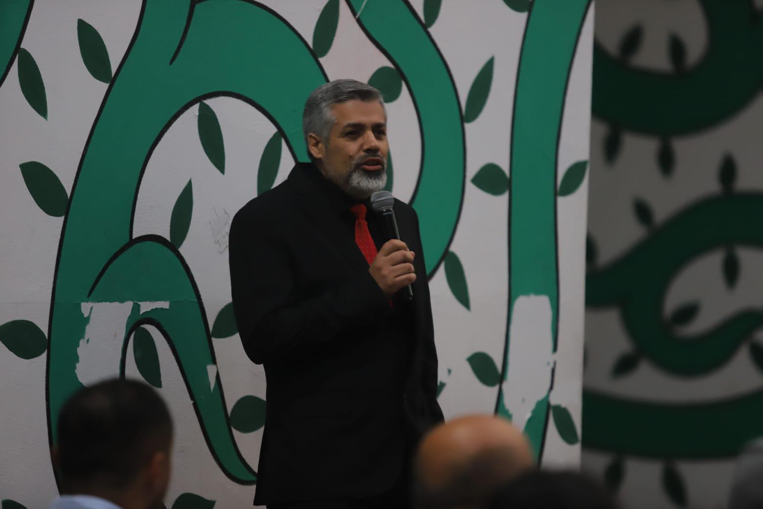 $!El maestro Diethers Roberto Torres Cartagena dio la bienvenida a los presentes.