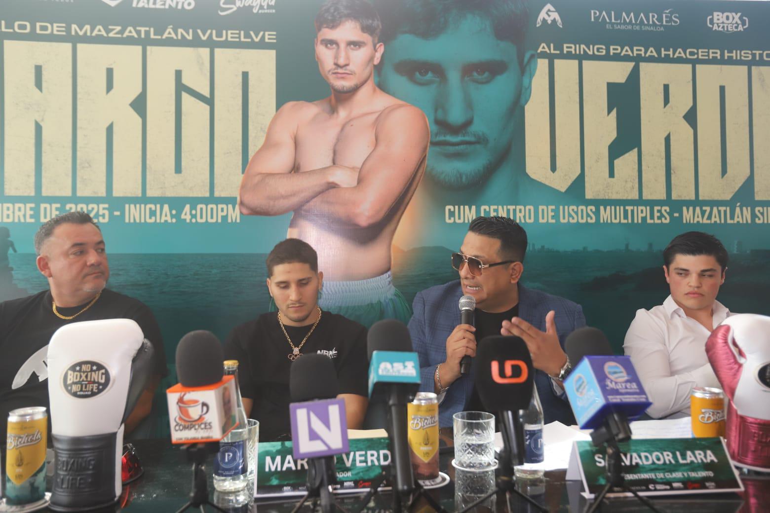 $!Se enfrentará Marco Verde a la complejidad de Raphael Igbokwe el próximo 13 de diciembre en Mazatlán