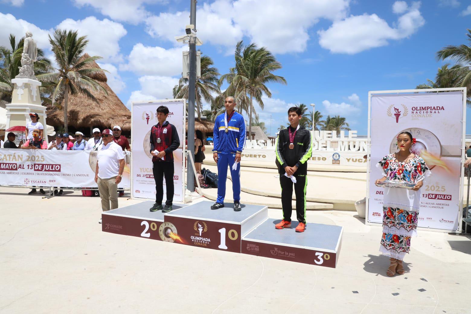 $!Sinaloa conquista doble bronce en Olimpiada Nacional de Duatlón