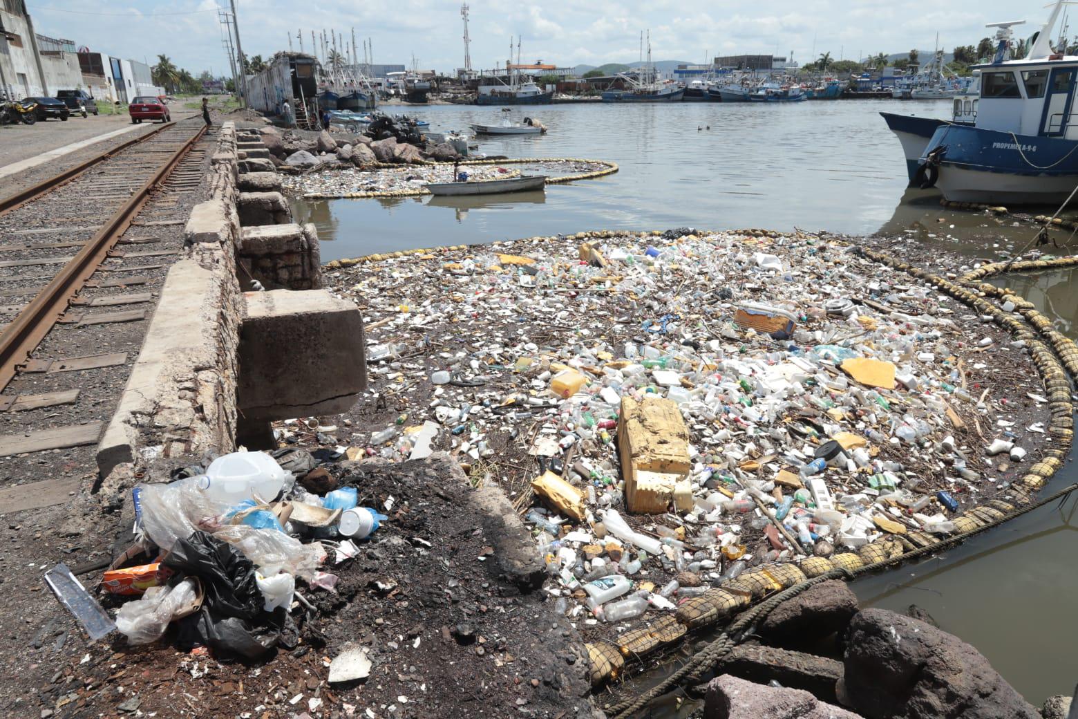 $!Lluvias de sábado por la noche dejan más basura en las biobardas de Mazatlán