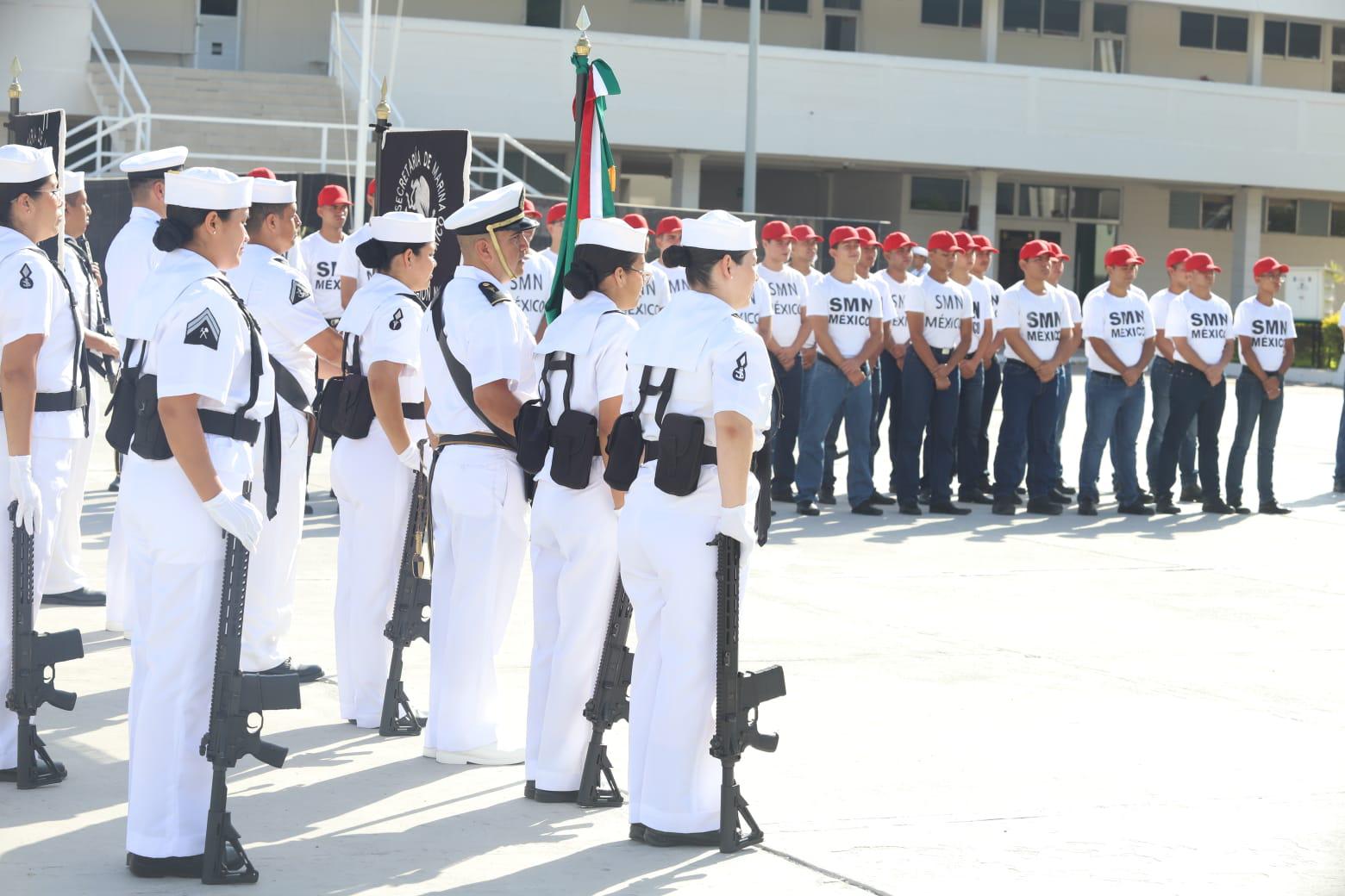$!Cumplen 67 jóvenes de Mazatlán con servicio militar en la Secretaría de Marina