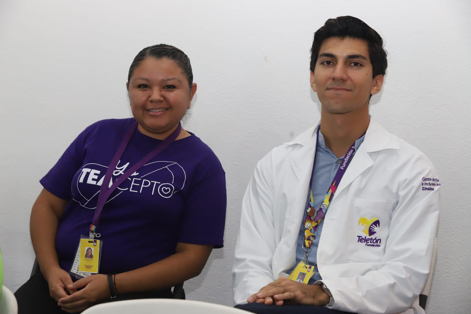 $!Anacani Cota y Guillermo Quijada, del área Médica.