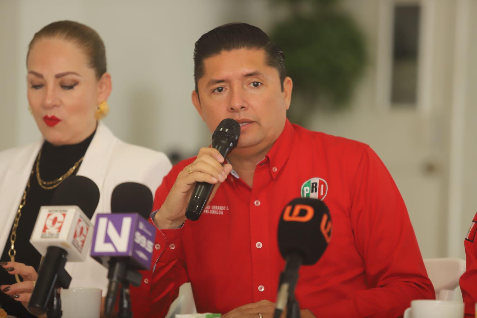 $!Gobierno del Estado no ha hecho más que tratar de maquillar lo que realmente pasa en Sinaloa por inseguridad: PRI