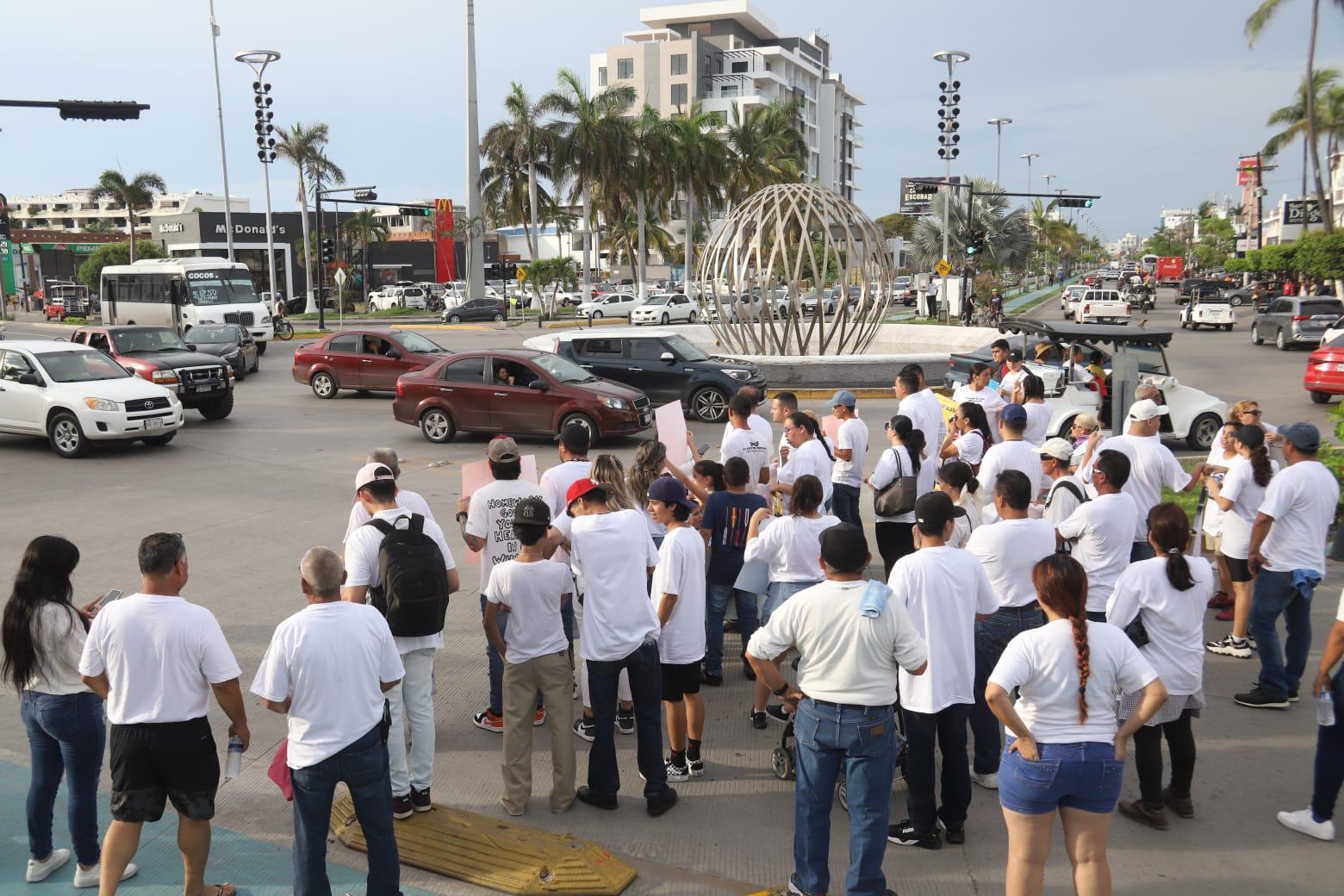 $!Protestan en Mazatlán para exigir que aparezca David, desaparecido el 19 de julio
