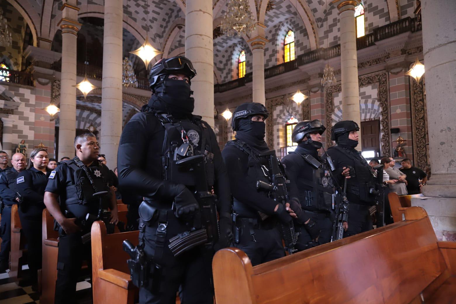 $!Celebran misa de acción de gracias por el Día del Policía en Mazatlán