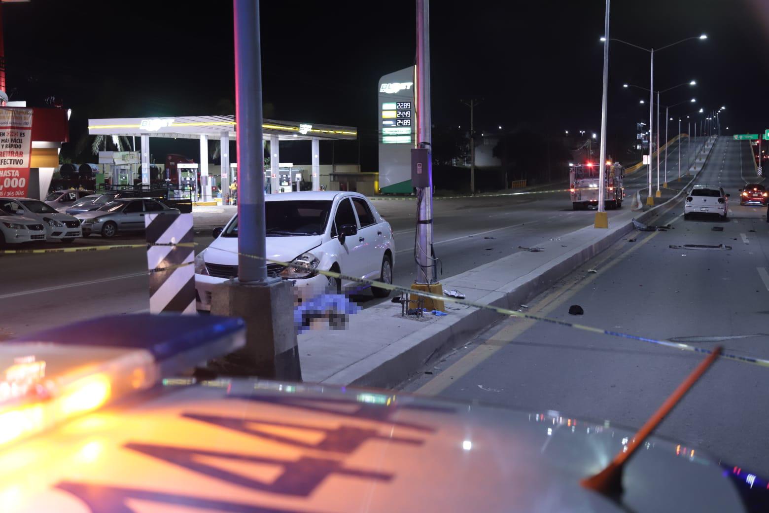 $!Motociclista muere arrollado por un auto en Mazatlán