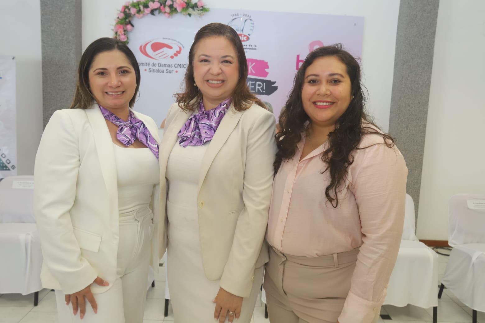 $!Corazón González, Paula Álvarez y Marcela Zamora.
