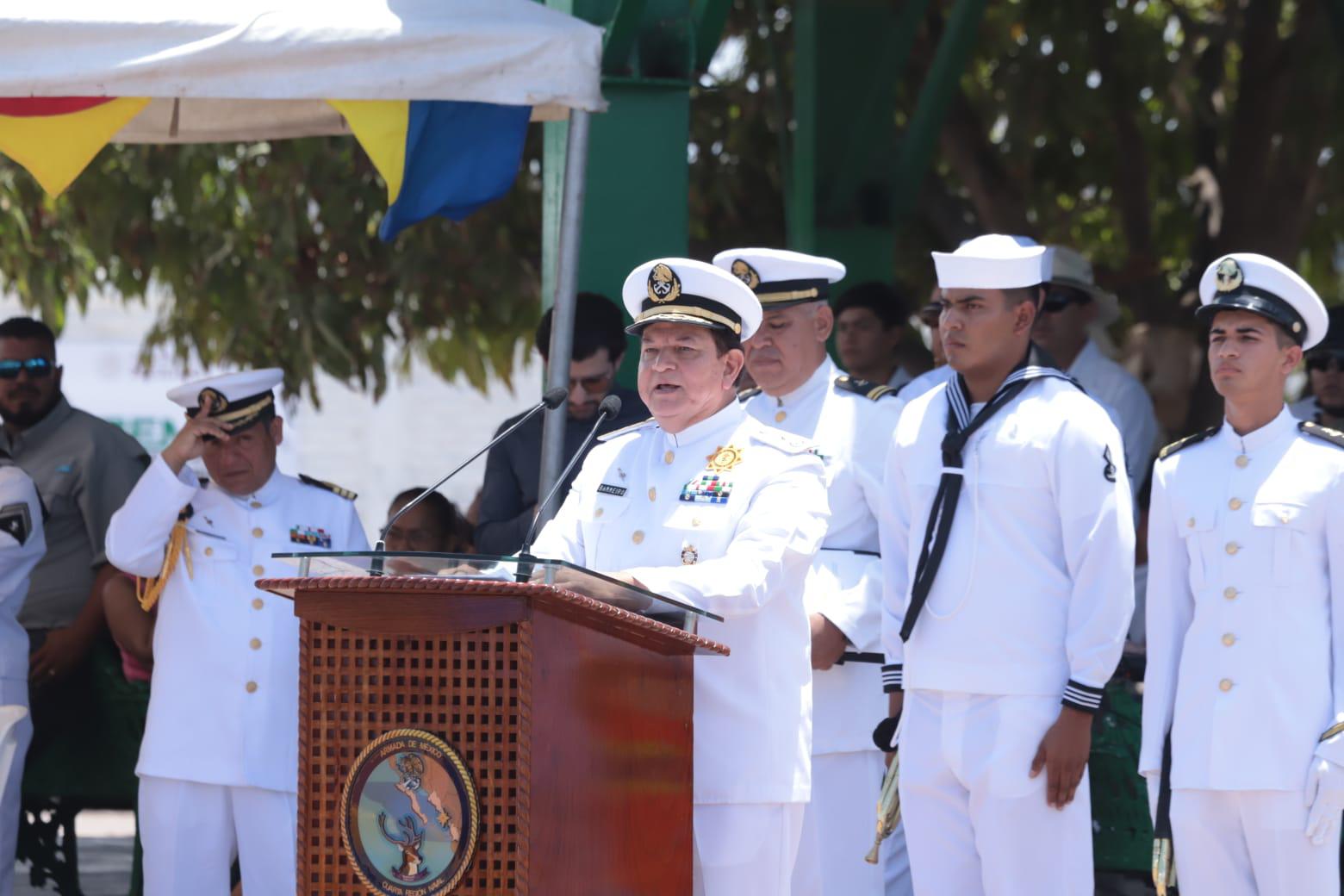 $!Celebran en Mazatlán el 83 aniversario del Día de la Marina